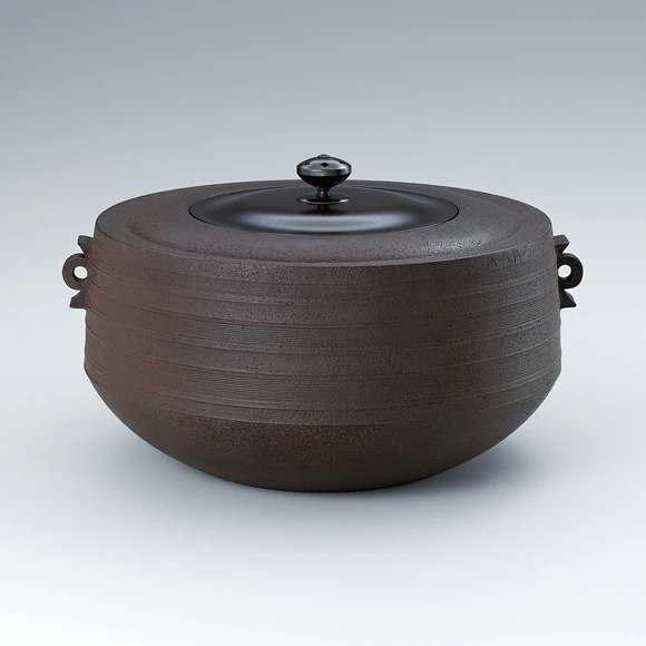 茶道具 高取焼茶碗 2代鬼丸碧山 高取鉄釉茶入(二代 鬼丸碧山