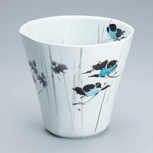 色絵深鉢「翠雨」