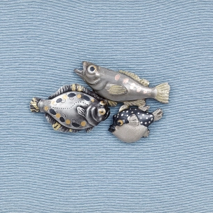 魚づくし　金具