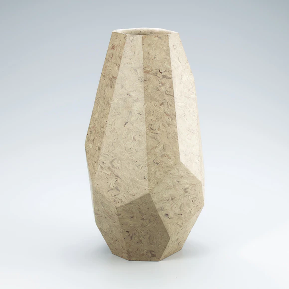 Flower vessel of mixed various Bizen clay.