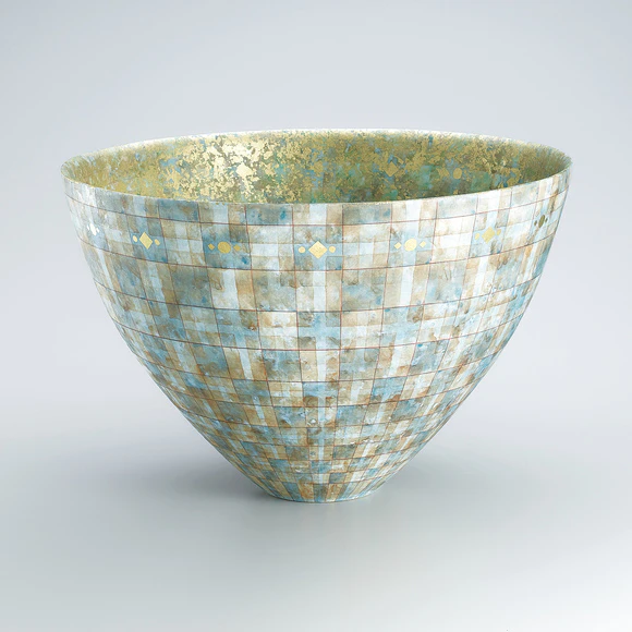 金襴手彩色花器