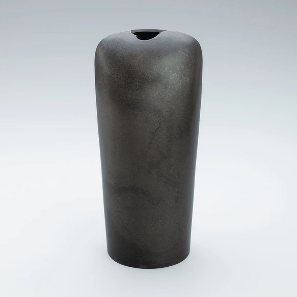 燻黒菱地直弧文瓷器(石原 祥嗣)｜ギャラリージャパン