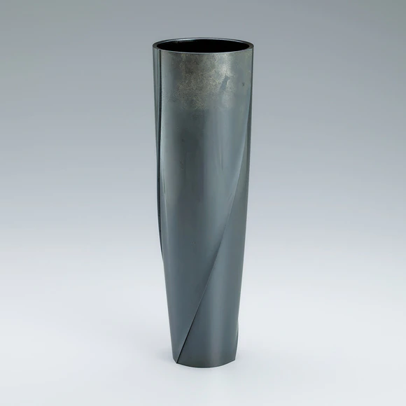 金属製装飾花瓶　後藤銅器 金属製装飾花瓶 後藤銅器