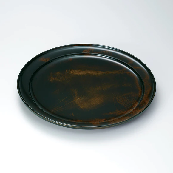 Plate of horse chestnut wood with distinct grain pattern.