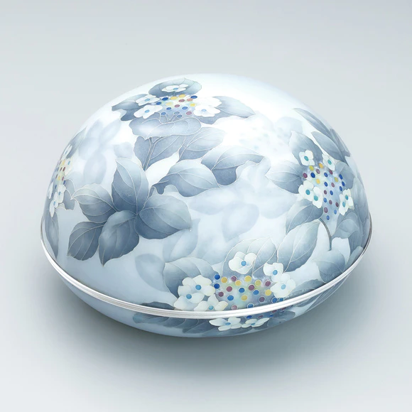 Cloisonne covered bowl. “Early summer”