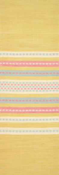 Obi sash of tsumugi. “Fine weather after strong autumn wind”