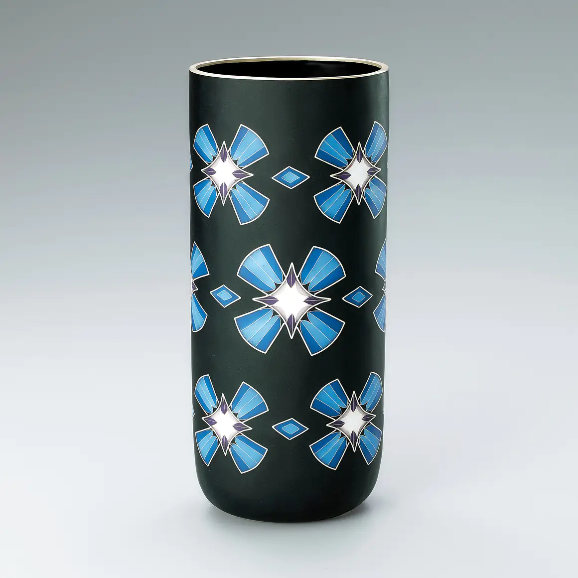 AP16 道場宗廣 山中塗 菓子器 銀 覆輪 四季七宝盆 共箱 共布 美品 m_2x_7011.jpg.webp