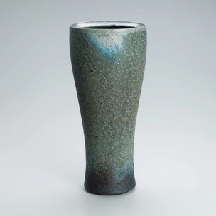 羽石修二　炭化花器 01 窯変花器 羽石修二 | ryoisseki-online by うつわや涼一石