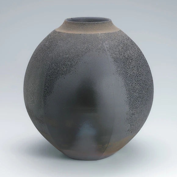 希少　湖東焼飾り壺　金襴手立体釉　大型美品 E0061936 自然釉大壺 - 東京国立博物館 画像検索