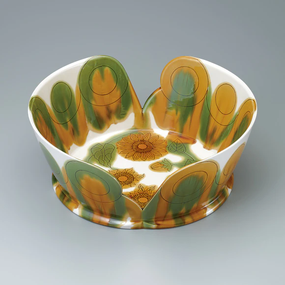 色絵流加彩鉢(梅本 孝征)｜ギャラリージャパン