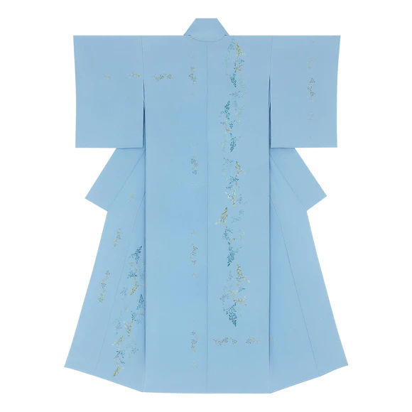 Kimono with embroidery. “Correspondence”