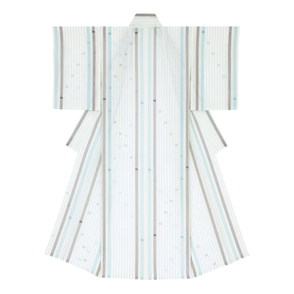 Kimono of kome weave gauze. “Swing”