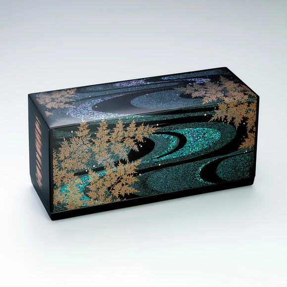 Box with Design in Makie "River of Fireflies"