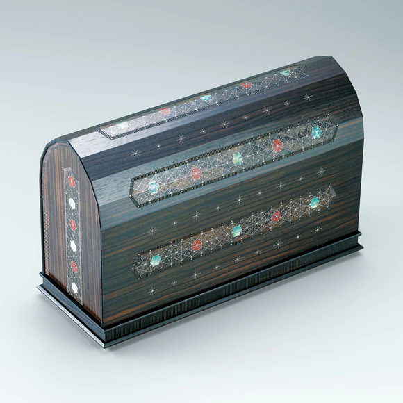 黒柿蘇芳染嵌荘盒子(三浦 信一)｜ギャラリージャパン