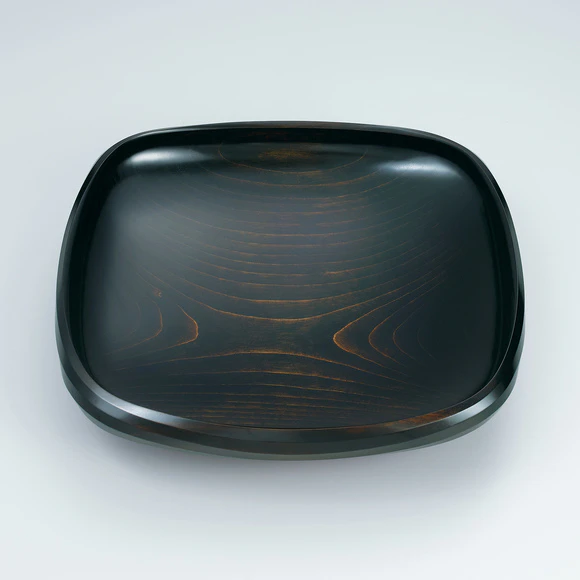 欅拭漆盛器「舟行」(川口 清三)｜ギャラリージャパン