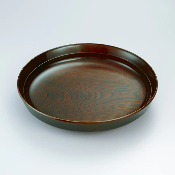 Dish of zelkova wood.