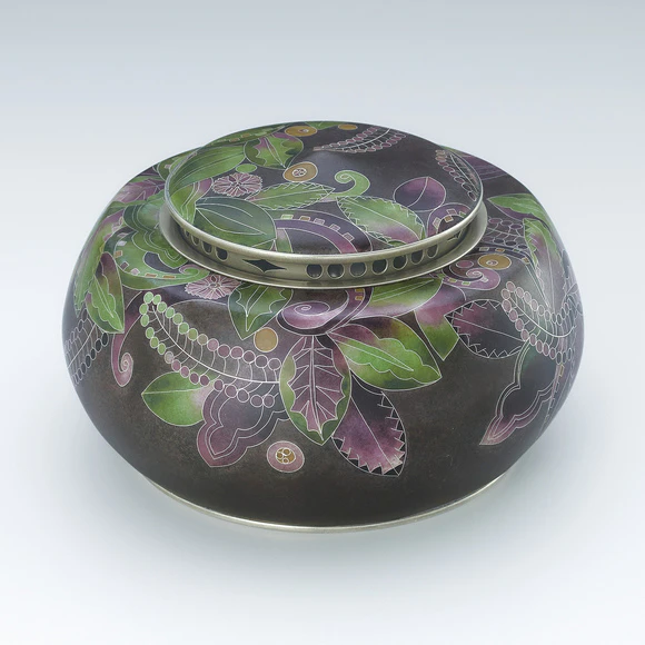 Cloisonne incense burner. “Before and after the dream”