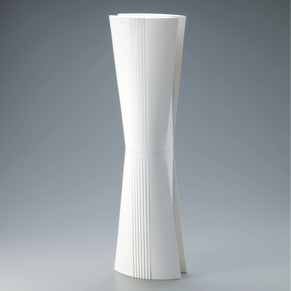 White vessel. “Two sides”