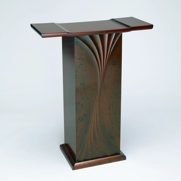 欅拭漆波濤紋卓(宮本 貞治)｜ギャラリージャパン