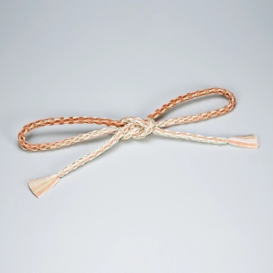 Obijime of braided cord. “Nobleman of flower”