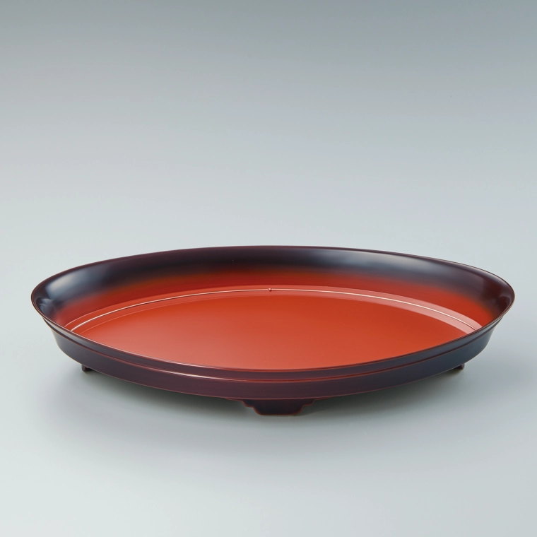 photo Kanshitsu oval tray. “Orbit”