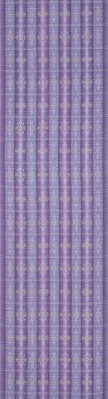 Hanaori weave obi sash. “Iris”