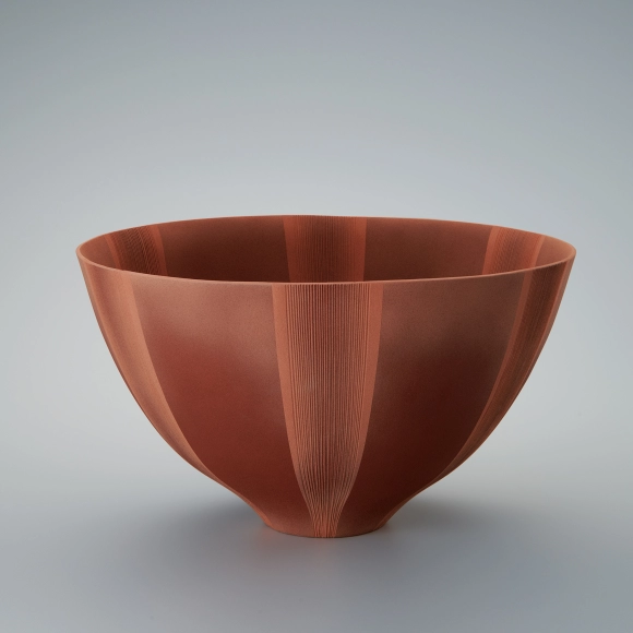 彩泥線文花器(國定 克彦)｜ギャラリージャパン