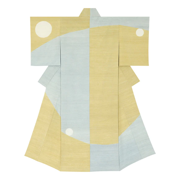 紬織着物「草原の道」(村上 良子)｜ギャラリージャパン