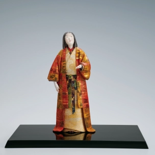 木芯桐塑和紙貼「華の刻」