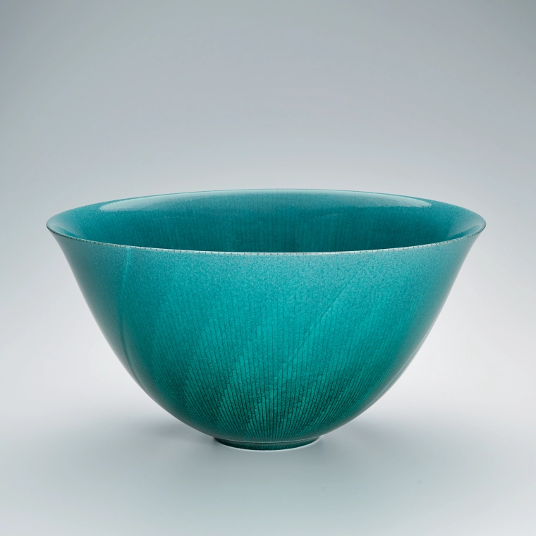 photo Green bowl. “Rustle of sasa bamboo leaves”