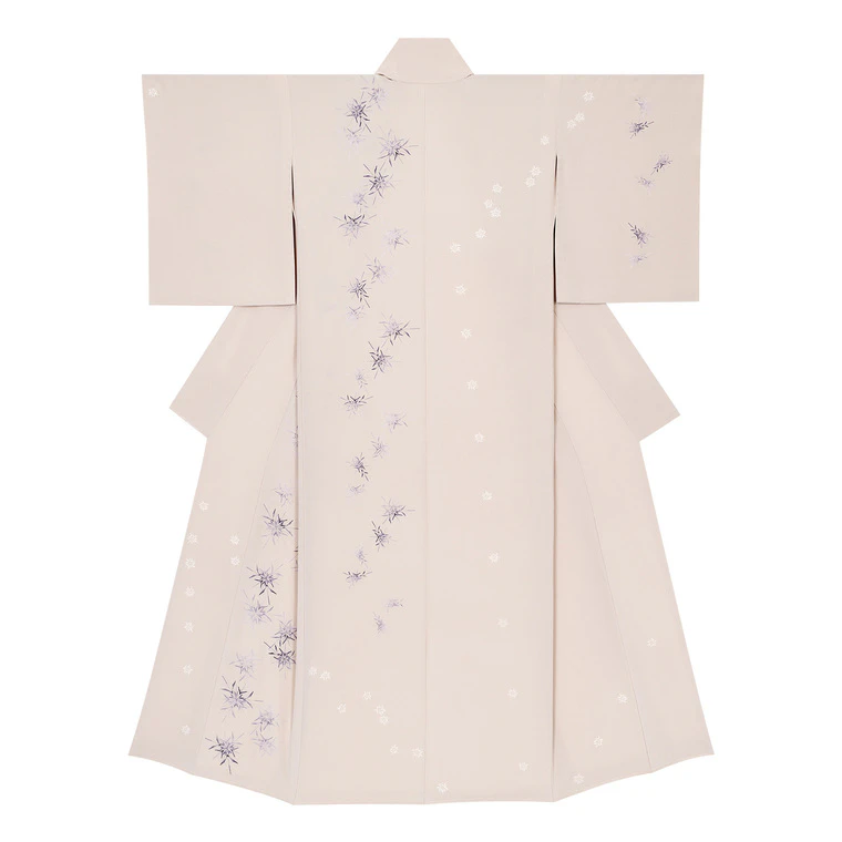 photo Kimono with embroidery. “Flowers twinkle”