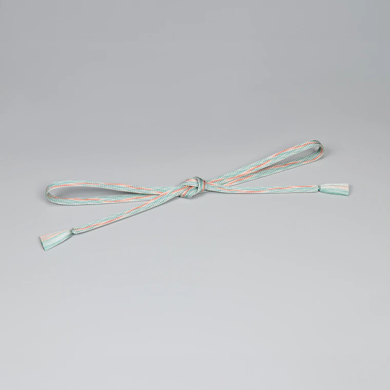photo Obijime made of braided cord in “Ayatake takedagumi” style. “Migration”