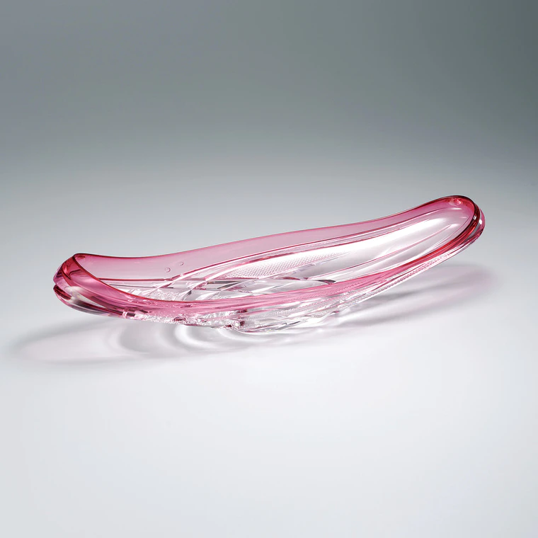 photo Cut glass bowl. “Morning glow”