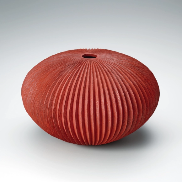 備前線文花器(小日置 武百)｜ギャラリージャパン