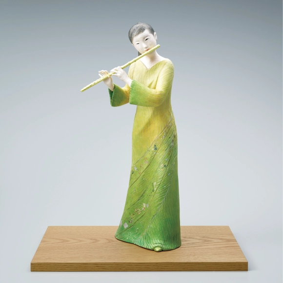 木芯桐塑布紙貼「奏でる」