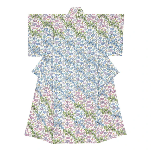 型絵染着物「おとめ桜」