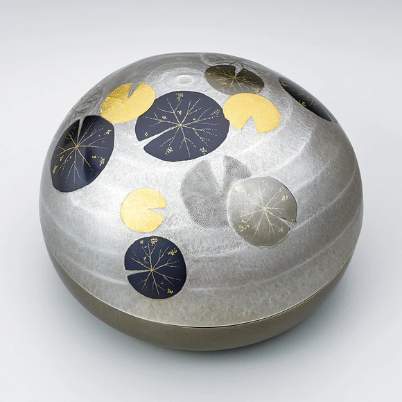 打込象嵌合子「水音」(細谷 みちる)｜ギャラリージャパン