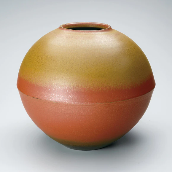 上野ヤケ釉算盤壺