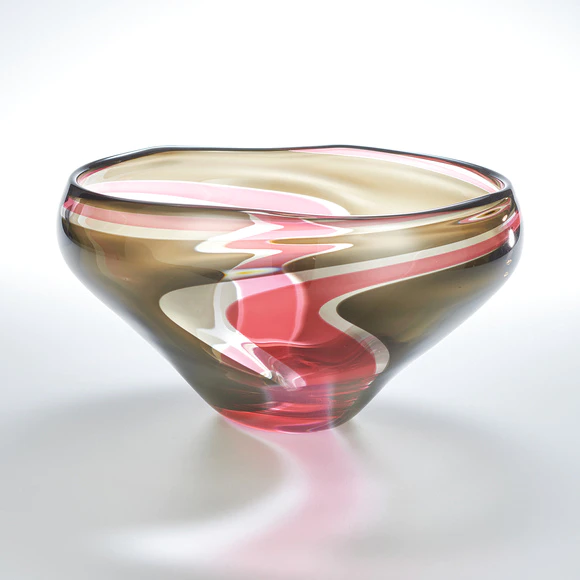 吹硝子鉢「花筏」