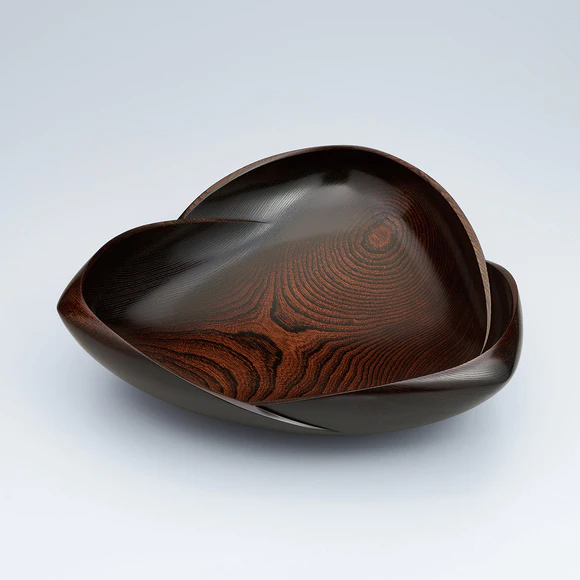 【希少美品】黒柿 茶箱 黒田辰秋 文欟木拭漆茶箱 田島美術店AOYAMA Art Gallery TAJIMA