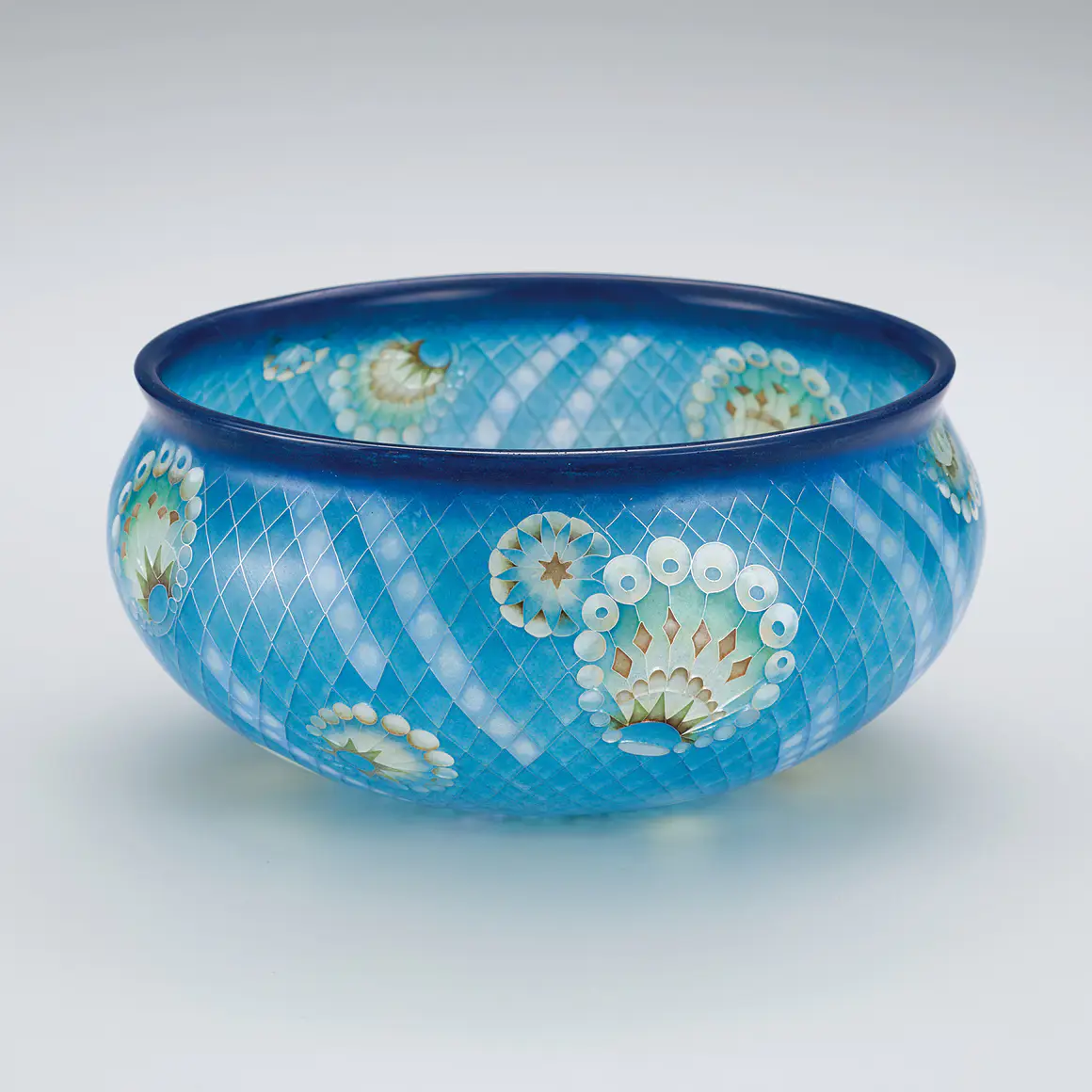省胎七宝 透かし 棗 小物入れ 香合 花柄 水色 金彩 七宝焼 Amazon.co