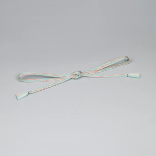 Obijime made of braided cord in “Ayatake takedagumi” style. “Migration”