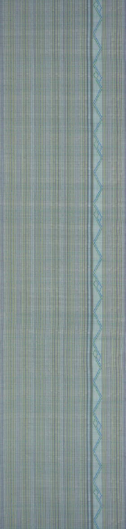 photo Ro Gauze with Hanaro Yashirami Weave Pattern and Ryukyu Kasuri  “Road We Walk Together”