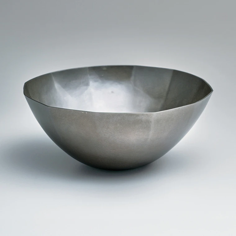 photo Forged shibuichi bowl