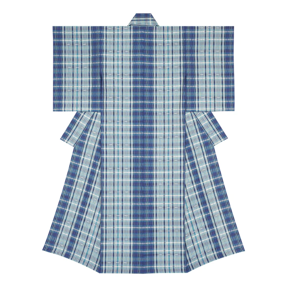 Kimono of ondule weave cloth  “Waves that reach far”