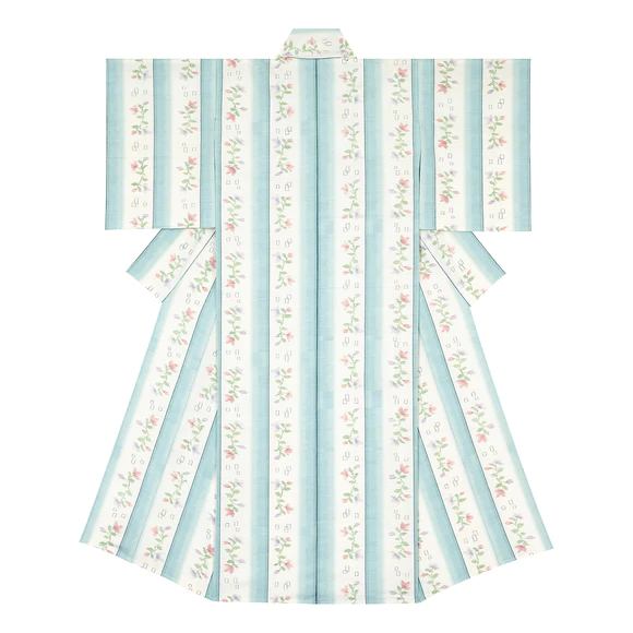 Kimono of tsumugi  “By the window”