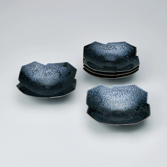 木村展之作　珠滴　水指　共箱　共布　略歴付　茶道具 木村展之作 珠滴 水指 共箱 共布 略歴付 茶道具