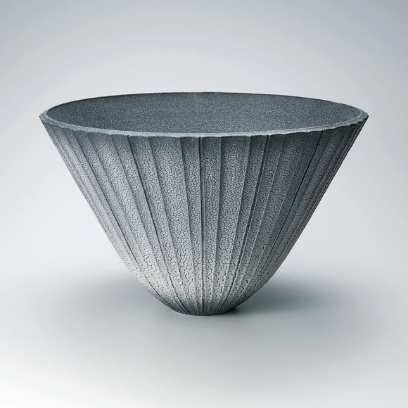 幻の志野焼蓮華台 紅志野壷(酒井 博司)｜ギャラリージャパン