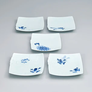 Set of dishes “Is it raining?”
