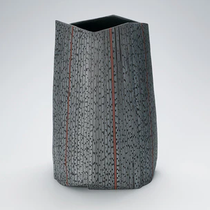 九谷焼 8号花瓶 錦絵 N168-03 日本の伝統工芸品8号花瓶 錦絵 N168-03